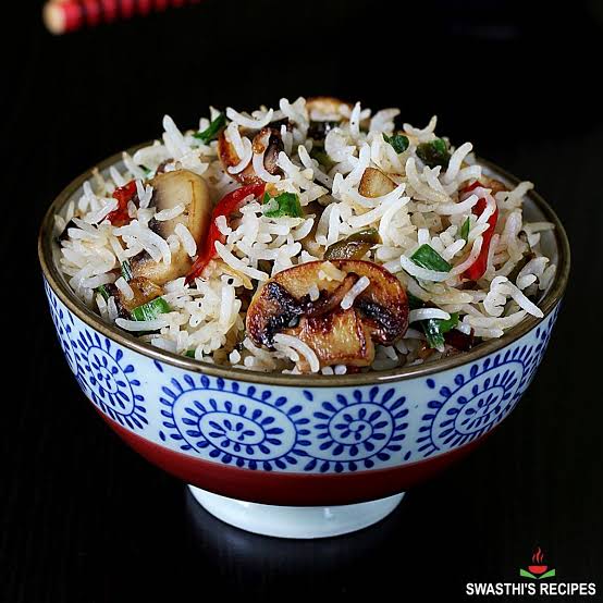 MUSHROOM FRIED RICE